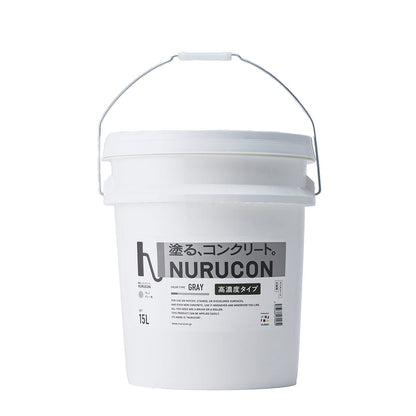 NURUCON ヌルコン 屋外 コンクリート 化粧仕上げ用 15L グレー