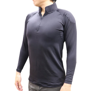 タフコレインナー長袖 コンプレッションタイプ  空調ウェア用インナー 冷感 暑さ対策 ブラック M/L/LL/3L