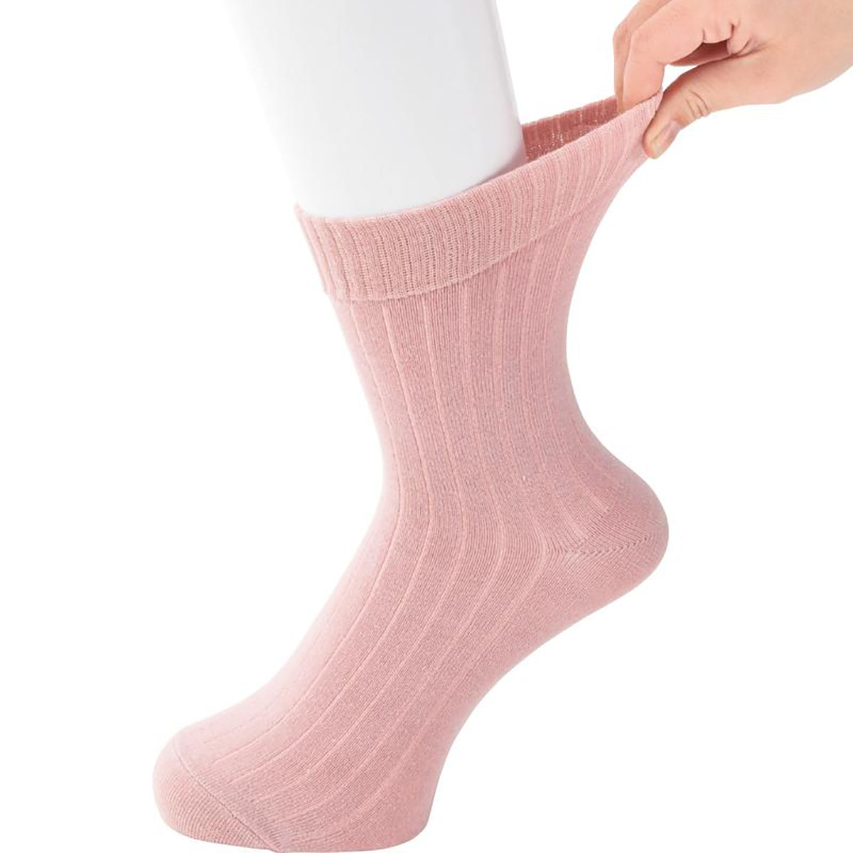 着るサプＩＦＭＣ.足首ゆったり名前の書けるソックス ピンク 22～24ｃｍ