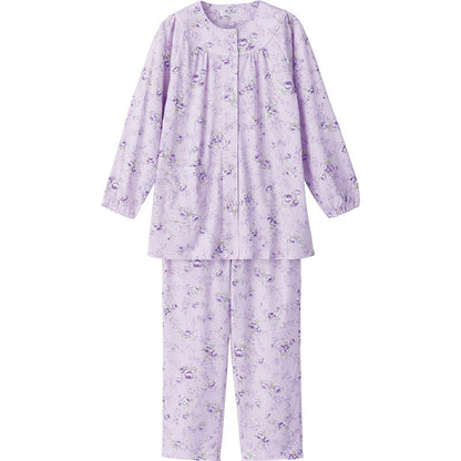 ワンタッチパジャマ パープル S/M/L/LL/3L/4L