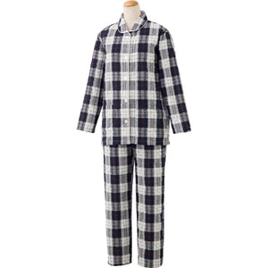 ワンタッチサッカーパジャマ ブルー M/L/LL