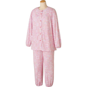 大きめボタンパジャマ ピンク S/M/L/LL/3L/4L