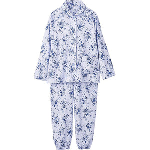 大きめボタンプチサイズパジャマ 杢サックス M/L(Ｐ)