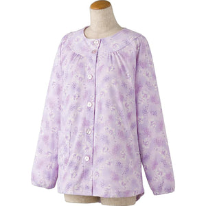 ワンタッチパジャマ(上衣) パープル S/M/L/LL/3L/4L