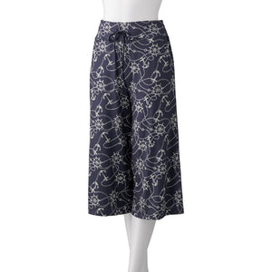 のびのびストレッチルームパンツ ブルー M/L/LL