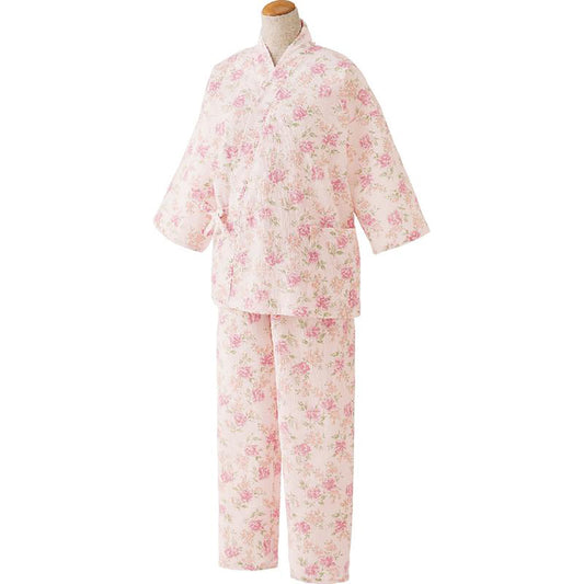 打合せ楊柳パジャマ ピンク系 M/L