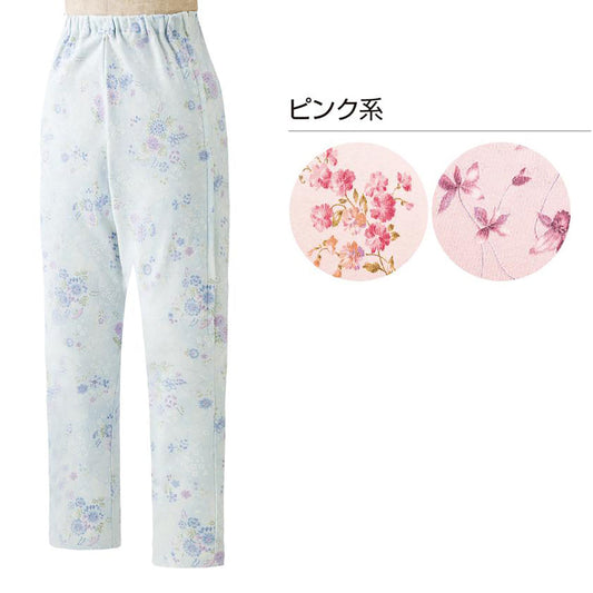 腰開き洗い替えパンツ ピンク系 フリー