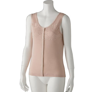 フロントレースノースリーブホックインナー ベージュ M/L/LL