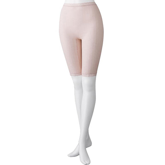 シルク混5分丈ボトム モカ Ｍ/L/LL