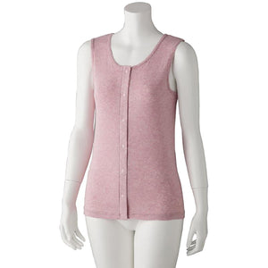 フライス杢ノースリーブホックインナー チェリー M/L/LL