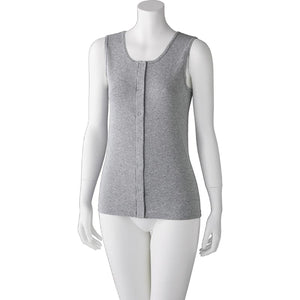 フライス杢ノースリーブホックインナー 杢グレー M/L/LL