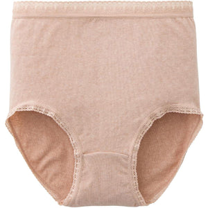 ストレッチ丈長ショーツ(2枚組) モカ Ｍ/L/LL