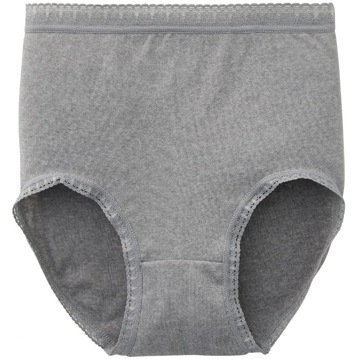 ストレッチ丈長ショーツ(2枚組) グレー Ｍ/L/LL