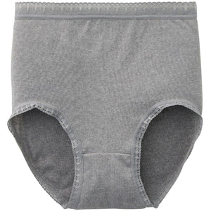 ストレッチ丈長ショーツ(2枚組) グレー Ｍ/L/LL