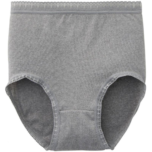 ストレッチ丈長ショーツ(2枚組) グレー Ｍ/L/LL