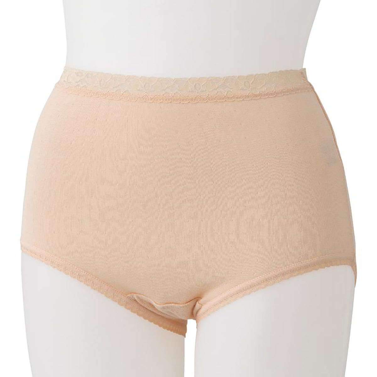 ガーゼ丈長ショーツ(2枚組) モカ Ｍ/L/LL