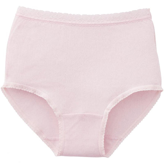 ガーゼ丈長ショーツ(2枚組) ピーチ Ｍ/L/LL