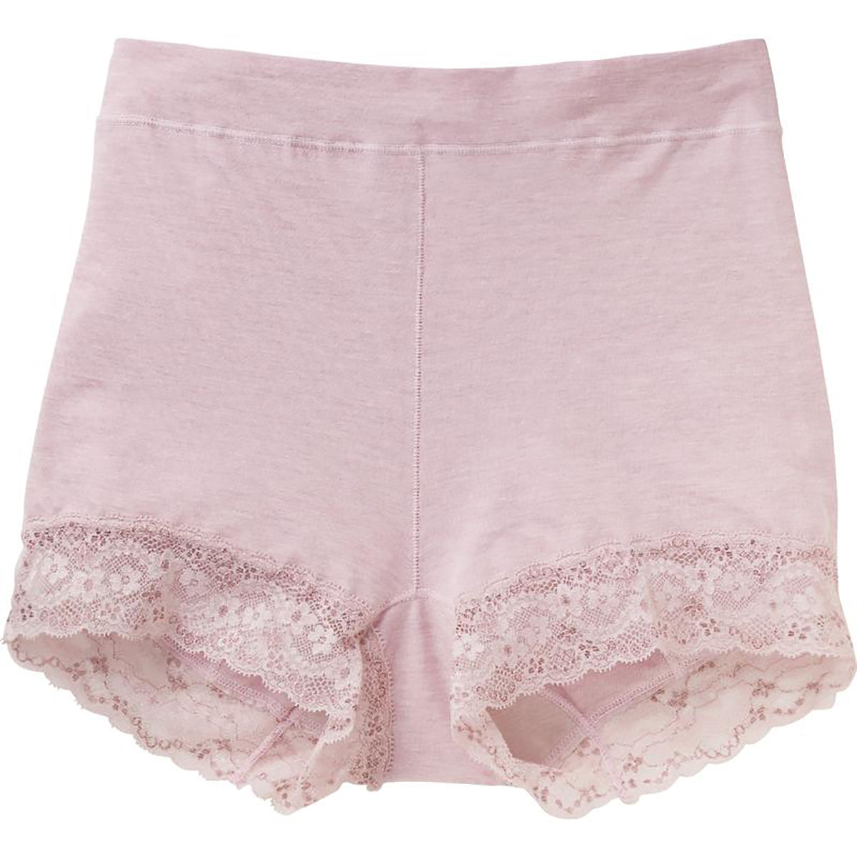 立体ヒップレース1分丈ショーツ ピンク Ｍ/L/LL
