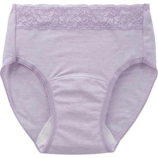 吸水パッド対応ショーツ パープル Ｍ/L/LL