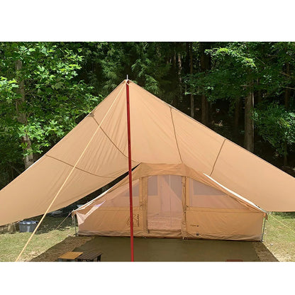 FUTURE FOX タープポール 収納袋付 直径28mm全長240cm (60cm×4本)×2本分 ワインレッド