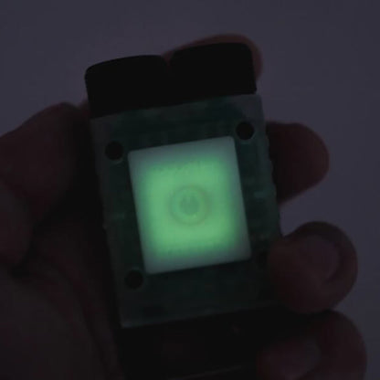 MICROLight DUAL フラッシュライト アウトドア GLOW IN THE DARK SKELTON