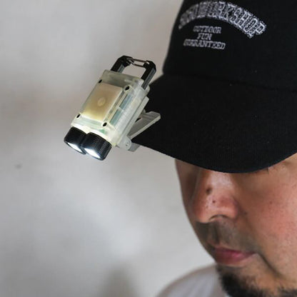 MICROLight DUAL フラッシュライト アウトドア GLOW IN THE DARK SKELTON