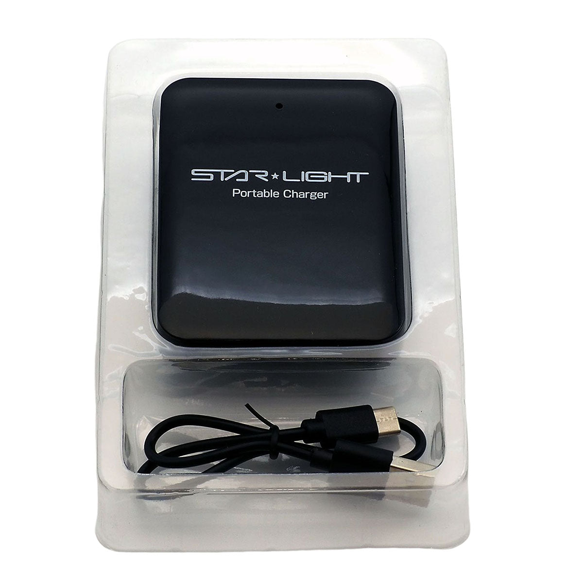 乾電池式　モバイルバッテリー　LEDライト付き