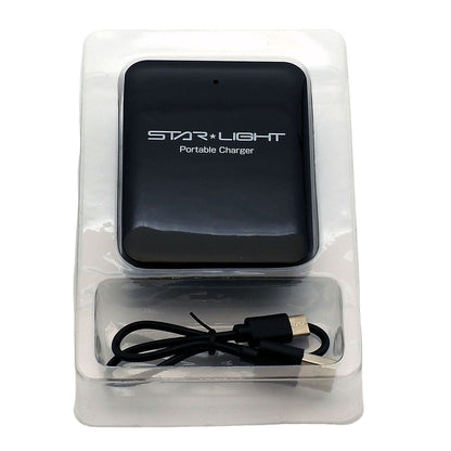 乾電池式　モバイルバッテリー　LEDライト付き