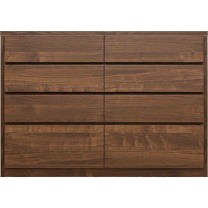 キューブ 幅120 4段 チェスト 家具 収納 ウォールナット