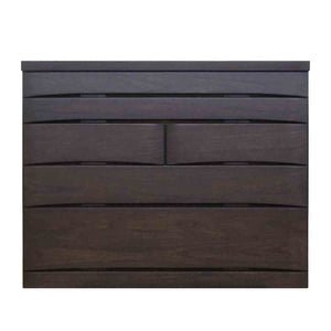 桐蔵 幅118 5段 チェスト 家具 収納 ダーク