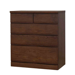 桐詞 幅78 4段 チェスト 家具 収納 ウォールナット