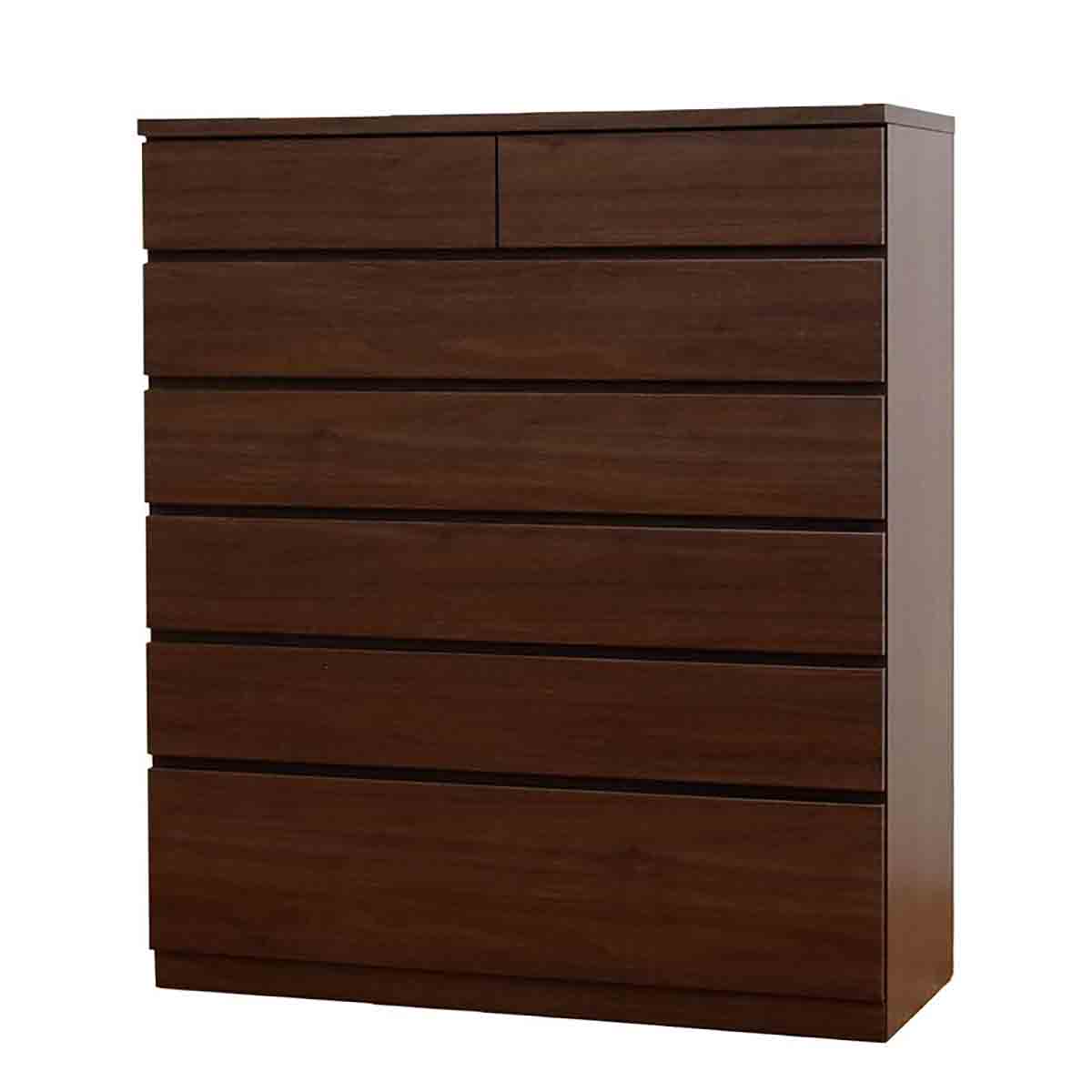 シルフ 幅102 6段 チェスト 家具 収納 ウォールナット