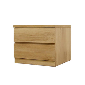 フィット 幅50 2段 チェスト 奥行44cm 家具 収納 オーク