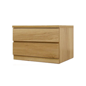 フィット 幅60 2段 チェスト 奥行44cm 家具 収納 オーク