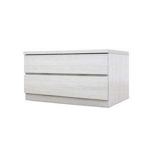 フィット 幅70 2段 チェスト 奥行44cm 家具 収納 ホワイト