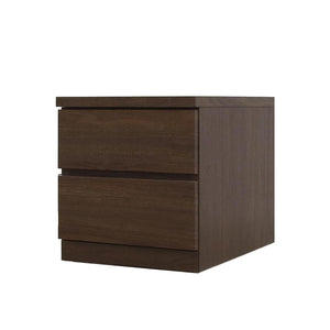 フィット 幅40 2段 チェスト 奥行55cm 家具 収納 ウォールナット