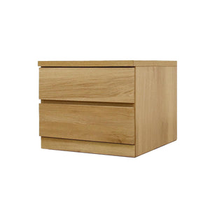 フィット 幅50 2段 チェスト 奥行55cm 家具 収納 オーク