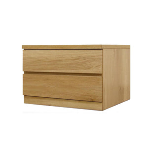 フィット 幅60 2段 チェスト 奥行55cm 家具 収納 オーク