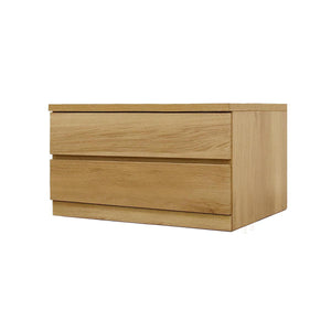 フィット 幅70 2段 チェスト 奥行55cm 家具 収納 オーク