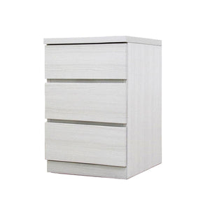 フィット 幅40 3段 チェスト 奥行44cm 家具 収納 ホワイト