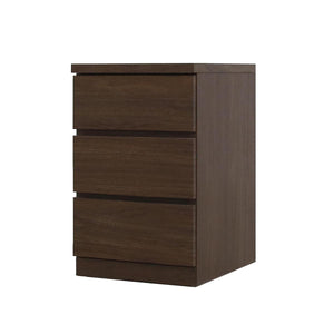 フィット 幅40 3段 チェスト 奥行44cm 家具 収納 ウォールナット