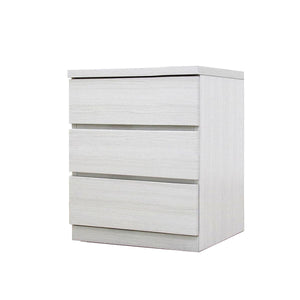 フィット 幅50 3段 チェスト 奥行44cm 家具 収納 ホワイト