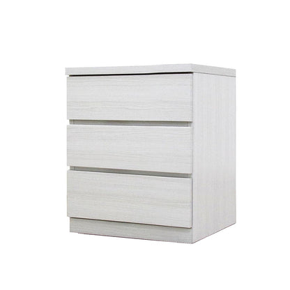 フィット 幅50 3段 チェスト 奥行44cm 家具 収納 ホワイト