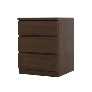 フィット 幅50 3段 チェスト 奥行44cm 家具 収納 ウォールナット
