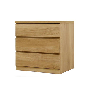 フィット 幅60 3段 チェスト 奥行44cm 家具 収納 オーク