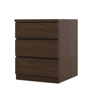 フィット 幅50 3段 チェスト 奥行55cm 家具 収納 ウォールナット