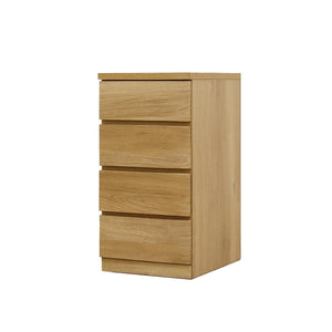 フィット 幅40 4段 チェスト 奥行55cm 家具 収納 オーク