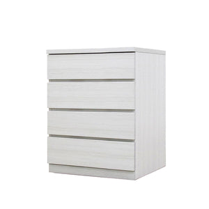 フィット 幅60 4段 チェスト 奥行55cm 家具 収納 ホワイト