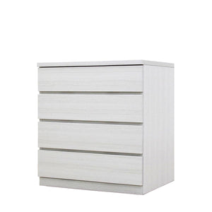 フィット 幅70 4段 チェスト 奥行55cm 家具 収納 ホワイト