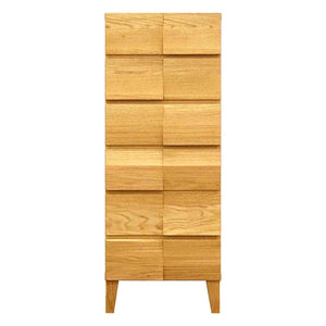 モデルノ 幅44 6段チェスト 家具 収納 ホワイトオーク